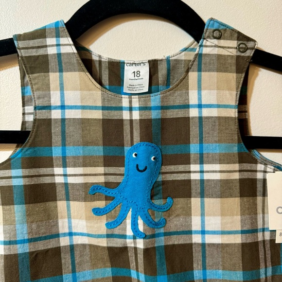 Carters baby Octopus Romper / Size:18 months /NWT - Picture 4 of 10